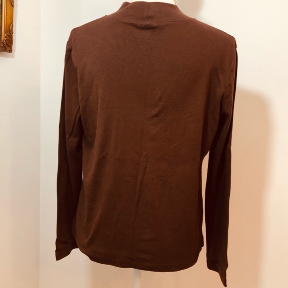 Ann Klein Long Sleeve Top Like New - L (7/$25) - Picture 4 of 5